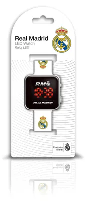 Produktbild von LED-Uhr – Lizenz für Kinder – Real Madrid – Ab 4 Jahren – Weiß