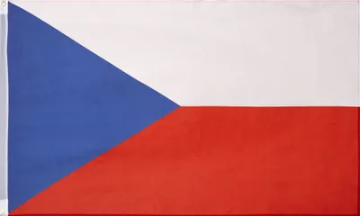 Produktbild von MUWO "Nations Together" | Tschechien Flagge | 150×90 cm | Verstärktes Besatzband | Doppelt gesäumte Ränder | MW-18