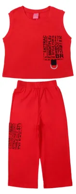 Produktbild von Mädchen Set - T-Shirt und Shorts - Größe 128 - Baumwolle - Atmungsaktiv und bequem