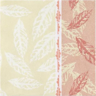 Produktbild von Servietten "ROYAL Collection" 1/4-Falz 40 cm x 40 cm rot "Autumn"