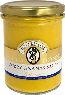 Immagine prodotto di Bella Donna Salsa all'ananas al curry fruttata, esotica e leggermente piccante 190ml