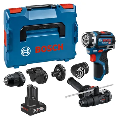 Zdjęcie produktu dla Bosch GSR 12V-32 FC – akumulatorowa wiertarko-wkrętarka 12 V, 31 Nm, bezszczotkowa + 1 akumulator 6,0 Ah + L-Boxx - bez ładowarki