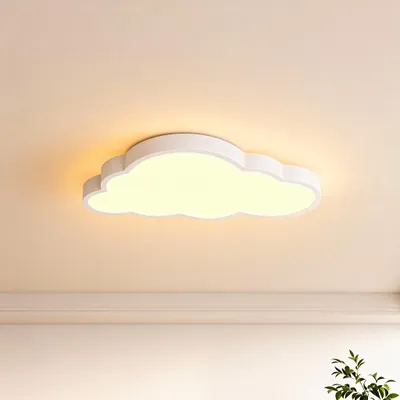 Produktbild von FIVMEN 48W LED Deckenleuchte Wolken Deckenlampe Dimmbar mit Fernbedienung Lampe 500x300x53mm Ultradünne Schlafzimmerlampe Kinderzimmerlampe