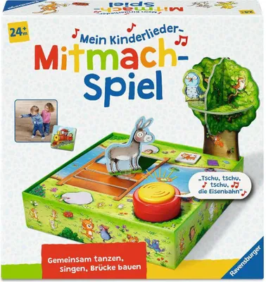 Produktbild von Mein Kinderlieder-Mitmachspiel Ravensburger 04172