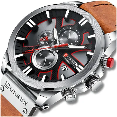 Zdjęcie produktu dla Zegarek Męski Curren Klasyczny Elegancki Chronograf Datownik 5 Kolorów