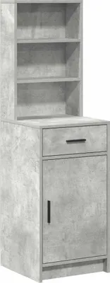Produktbild von Highboard Beton Grau 40 x 40,5 x 135 cm Holzwerkstoff