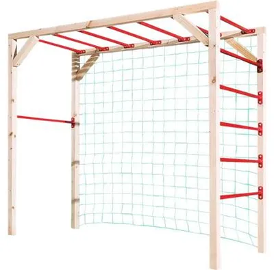 Obrázok produktu pre Záhradná detská preliezačka TABALUGA drevená 210 x 103 x 217 cm