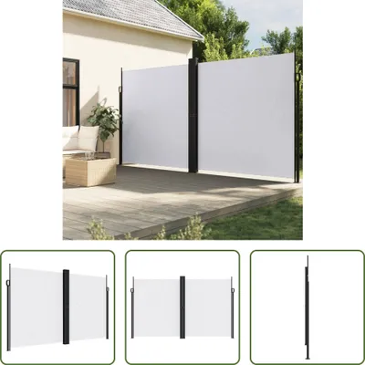 Zdjęcie produktu dla Wysuwana markiza boczna Living Store biała 200x1200 cm