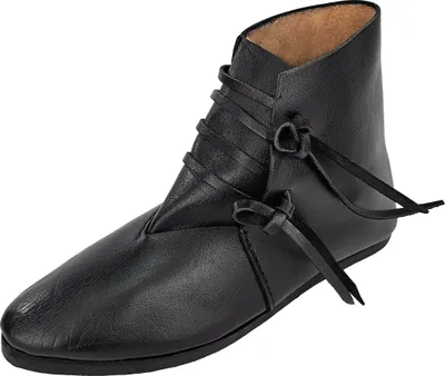 Produktbild von Mittelalter Schuhe Typ London genagelte Doppelsohle Schwarz 37