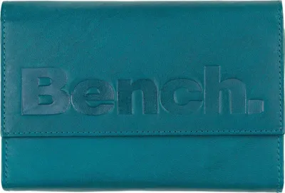 Produktbild von BENCH Große Damen Leder RFID  XXL Geldbörse Portemonnaie Brieftasche Clutch NEU, Farbe:Petrol