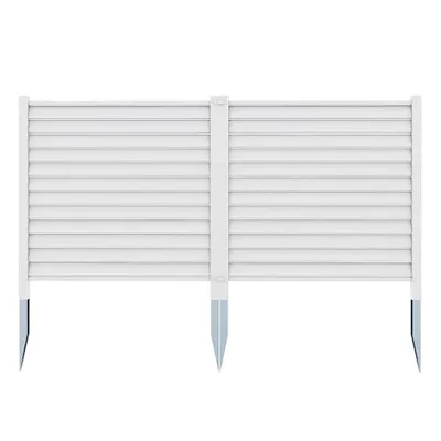 Obrázok produktu pre Zabodovateľný záhradný panel, 122x122 cm, 2 ks, biely