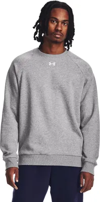 Produktbild von Under Armour Ua Rival Fleece Crew-Sweatshirt in Grau 1379755-025__3XL