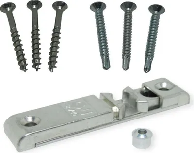 Produktbild von GU Balkontürschnäpper 8-740 mit Hülse und Schrauben