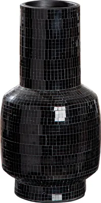 Produktbild von Gilde Halsvase, "Black Disco", Keramik, schwarz, VE 2, H. 30 cm, D. 15 cm 34455 4063387344552