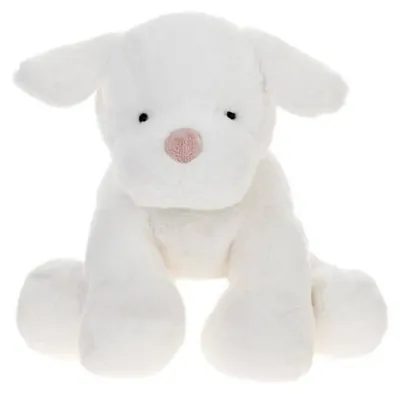 Image de Renée chien blanc 30cm