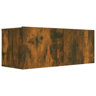 Immagine prodotto di Mobile TV in rovere fumé 80x30x30 cm Materiale in legno