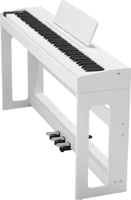 Obrázok produktu pre SucceBuy digitálne piano s 88 plne váženými klávesmi, elektrické piano so stojanom na nábytok, sieťový adaptér, trojitý pedál, funkcia nahrávania, 280 zvukov, bezdrôtové pripojenie, ideálne pre začiatočníkov, biele