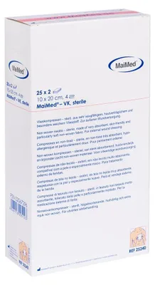 Produktbild von 20x MaiMed-VK-steril 10x20cm 4-f., 25x2 St./Box | Box (50 Stück)
