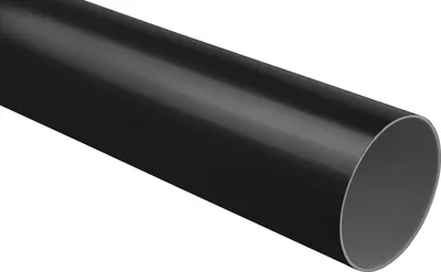 Produktbild von RAINWAY S Fallrohr Sparpaket (10 Meter, anthrazit) - 75mm, PVC-U Kunststoff, für Dachflächen > 100m² empfohlen, Regenfallrohr PVC Plastik Gartenhaus