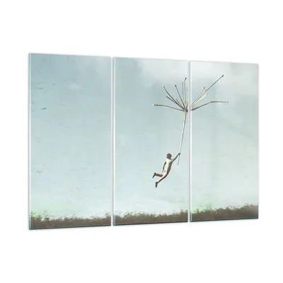 Produktbild von Bilder auf glas - 3 Teile - Vintage unwirklich Metapher - 165x110cm - Glasbilder - Wandbilder - Bilder - Wanddekoration aus Glas - Glas Bilder - Wandbild auf Glas - GCE165x110-4718