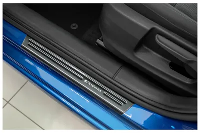 Produktbild von Exclusive Design V2A Einstiegsleisten passend für Skoda Octavia 3 2012-2020, Farbe:Silber