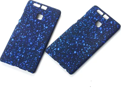 Produktbild von Handy Hülle Schutz Case Bumper Schale für Huawei P9 3D Sterne Blau