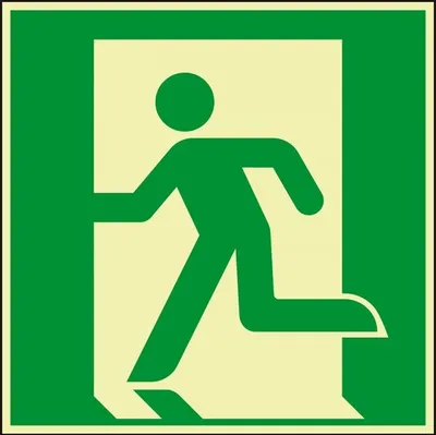 Produktbild von Schild I PERMALIGHT power langnachleuchtend Rettungszeichen Rettungsweg/Notau...