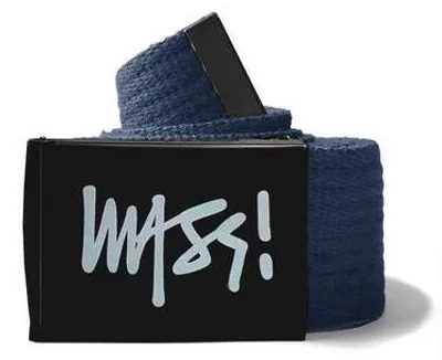 Obrázek produktu pro Pánský opasek Mass Denim Belt Signature navy - UNI