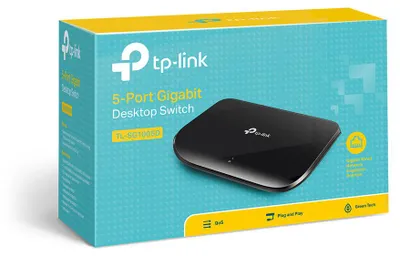 Obrázok produktu pre TP-Link TL-SG1005D, Nespravované, Gigabit Ethernet (10/100/1000), Plne duplexný režim