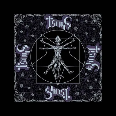 Produktbild von Ghost Schal Vitruvian Ghost Black