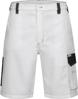Produktbild von Arbeitshose Kurze Hose Shorts Arbeitsshorts Bermuda Berufsbekleidung CRAFTLAND Twill weiß Shorts 48
