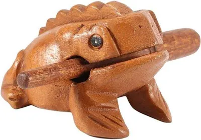 Immagine prodotto di Guiro tradizionale in legno fatto a mano - 2-6 pollici - 3# - 106 cm - Legno - Decorazione - Strumento musicale