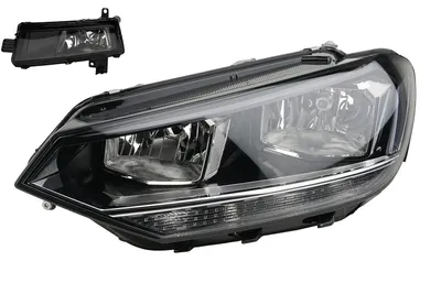 Productafbeelding van Koplampen geschikt voor VW Touran 5T, bouwjaar 05/15 en later. Type: H7 H7 links. Inclusief mistlamp. Onderdeelnummers: 5TB941005A, 5TA941661A. Johns