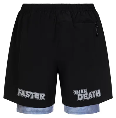 Productafbeelding van 2-in-1 Bermuda Man Pant - Zwart/Blauw