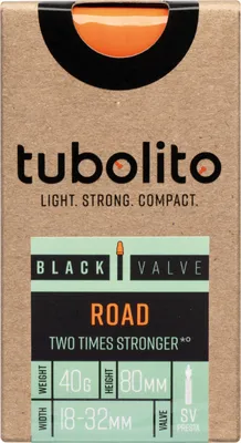 Produktbild von tubolito Tubo Road 700C TPU Schlauch 18-32 mm 80 mm - ultraleicht & langlebig