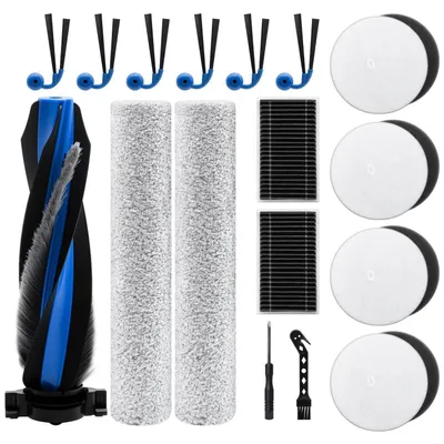 Immagine prodotto di Kit di accessori per robot aspirapolvere ECOVACS DEEBOT X12 OmniCyclone, composto da 17 pezzi