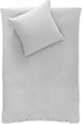 Produktbild von jilda-tex Musselin Bettwäsche Medina 100% Baumwolle 135x200 (hellgrau)