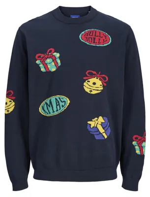 Produktbild von JACK & JONES Jorholiday Knit Crew Neck Jnr