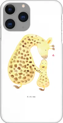 Produktbild von Mr. & Mrs. Panda Iphone 11 Pro Handyhülle Giraffe Kind - Weiß - Geschenk, Tochter, Lieblingsmensch, Afrika, Mutter, Handy Case, Mama, Premium Kunststoff, Sohn