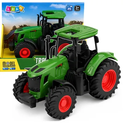 Immagine prodotto di Ruote in gomma per trattore agricolo verde 1:24