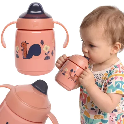 Produktbild von Tommee Tippee ROSA Trinklernbecher mit Griffen, 300 ml, ab 6 Monaten