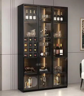 Produktbild von Weinvitrine Weinablage Weinschrank Flaschenregal Flaschenständer Weinmöbel
