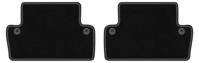 Produktbild von Velours-Fußmatten Hinten für Volvo S60 I 2000-2009 (Liftback) – 2-tlg, Schwarz, passgenau – Wielganizator LUX