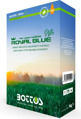 Image de Royal Blue Plus - 1 kg de semences de gazon professionnelles Bottos