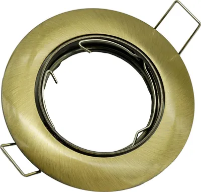 Zdjęcie produktu dla Ruchomy reflektor sufitowy, okrągły, mosiężny, GU10, ID-1063, Idealed