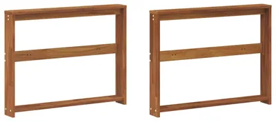 Obrázek produktu pro vidaXL Opěrky rukou, 2 kusy, přírodní barva, 78 x 10 x 61 cm, masivní akátové dřevo