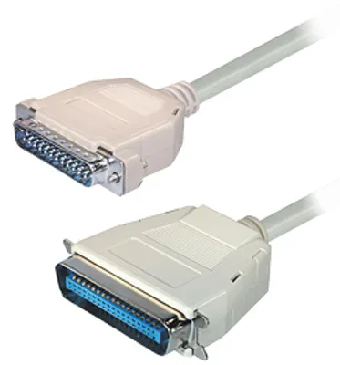 Produktbild von Transmedia Verbindungskabel; Sub D-Stecker 25 pol.- Centronics-Stecker 36 pol. 3,0 m, C 18-3