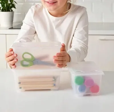 Produktbild von IKEA GLIS Aufbewahrungsbox mit Deckel 17x10 cm 3er-Set