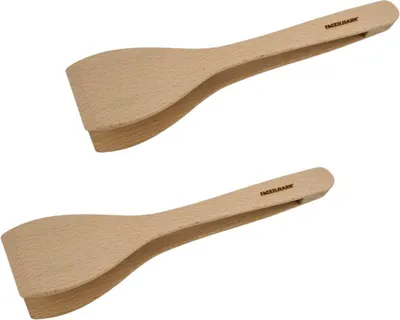 Image de Set de 2 ustensiles de cuisine pince de cuisine Fackelmann Nature