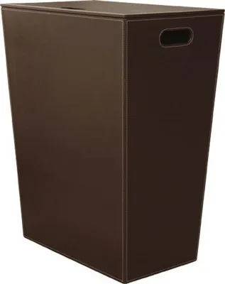 Obrázok produktu pre Kôš na bielizeň ECO PELLE 47x60x30cm, hnedý